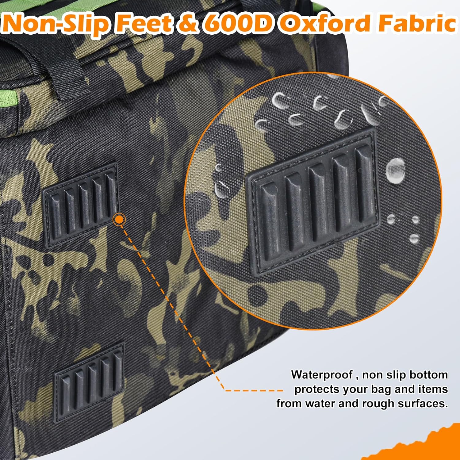 ayamaya 45L Fishing Backpack with 4 Tackle Boxes, Large Tackle Backpack with Rod Holders, Rubber Feet, Outdoor Multifunctional Fishing Bag Gear & Equipment for Camping, Hiking